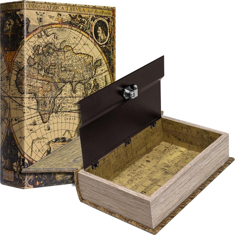 Portable Diversion Dual Concealed Lock Box Storage of Valuables and Personal