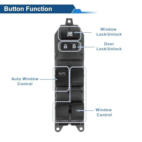 Front Left Driver Side Power Window Switch for Toyota Yaris 2011-2019 Window gallery