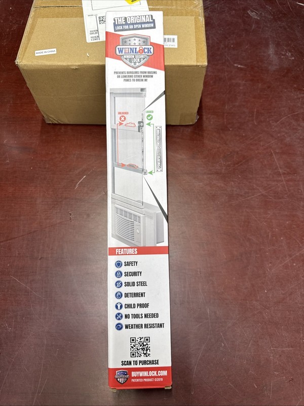 Smart Guard WL18SECURITY Winlock Window Security Lock, 18 In. Bar – Quantity 1