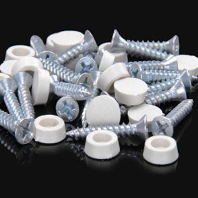 2- 8Pcs White Window Safety Locks UPVC Door Sash Jammer Security Restrictor Lock gallery
