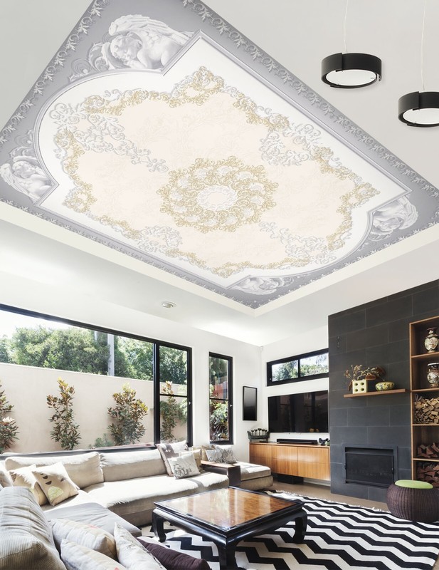 3D Simple Style G3976 Ceiling WallPaper Murals Wall Print Decal Deco Erin 2023 gallery