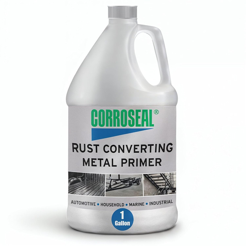 Rust Converter & Metal Primer – Stops & Prevents Corrosion on Metal, Pro-Grade R