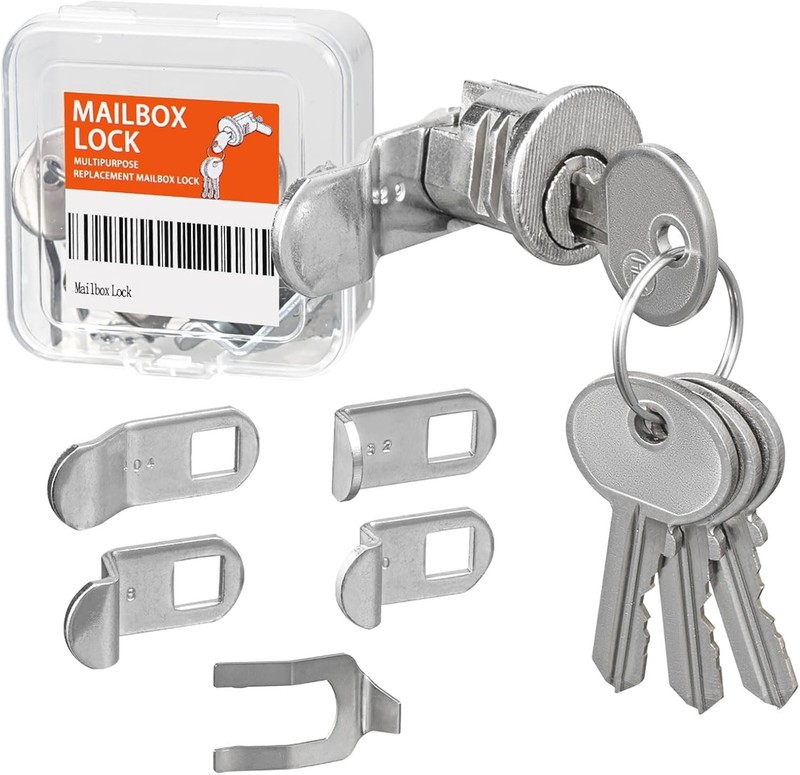 Mailbox Lock with 4 Keys – Multipurpose Box Locks Compatible with Almost All …