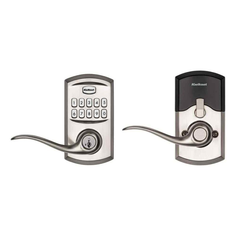 Kwikset 917 SmartCode Satin Nickel Keypad Electronic Single-Cylinder Tustin Door gallery