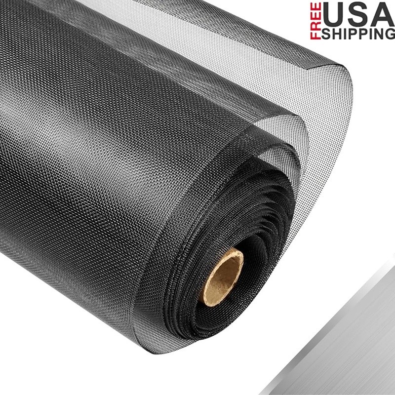304 Stainless Steel Window Screen Mesh Roll 22 Mesh Heavy Duty Pet Proof DIY New