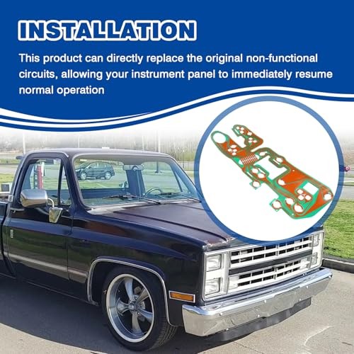 for 25044897 Instrument Cluster Printed Circuit Board for Chevy Truck 1981 gallery