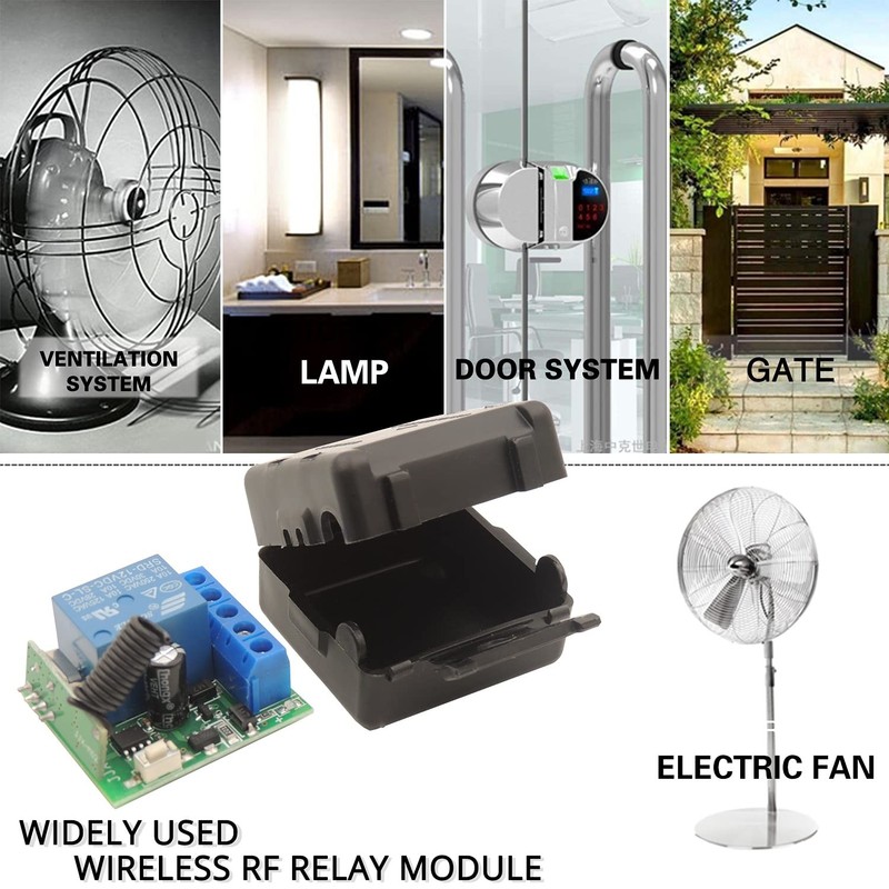 433Mhz Universal Wireless Remote Control Switch DC 12V 1CH RF Relay Receiver ... gallery