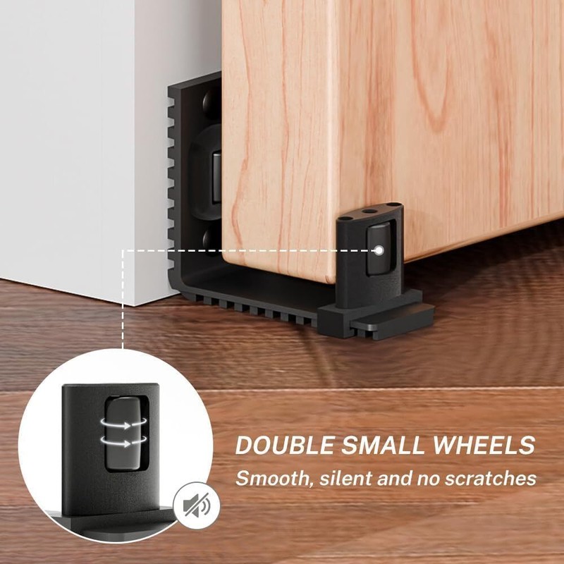 Adjustable Wall Mount Floor Guide for Sliding Barn Door Hardware Sliding Door gallery