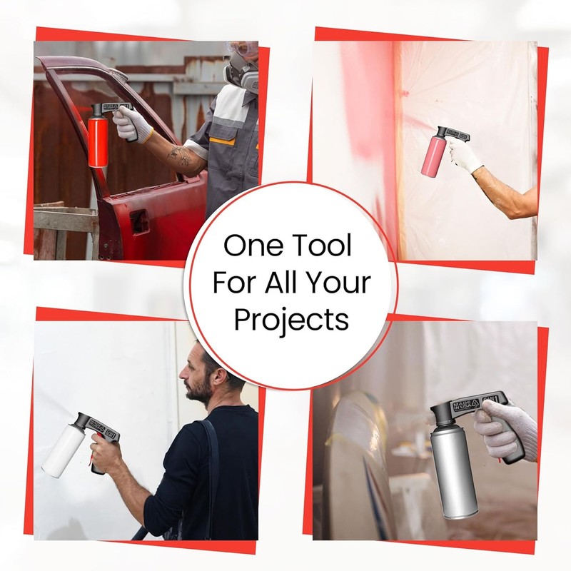 Safeworld Instant Aerosol Trigger Handle Can-Gun, Converts Spray Cans to Spray G gallery