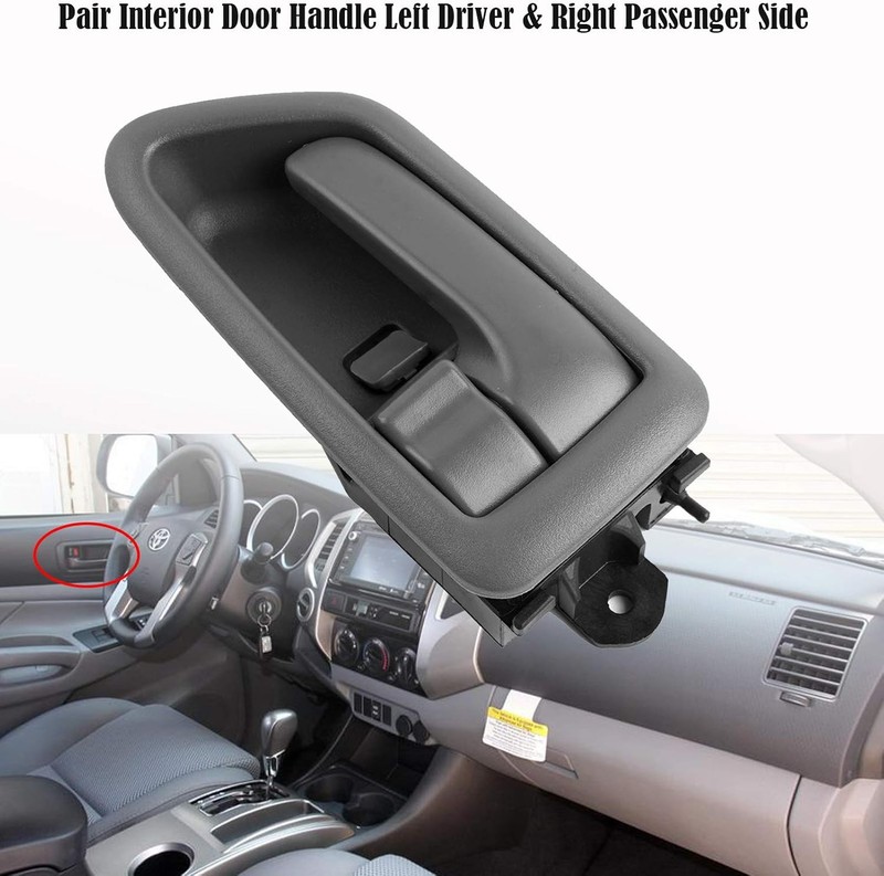 2PCS Interior Inside Door Handle Front Rear Left Driver & Right Passenger Side f gallery