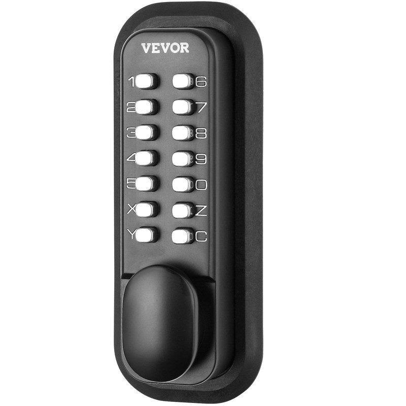 Stainless Zinc Keyless Entry Lock 14-Digit Keypad for Gate or Garage Door