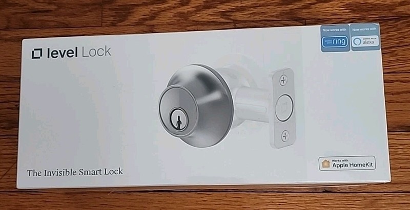 Level Lock Smart Lock Touch Apple Home Edition Wi-Fi SmartLock Satin Nickel Seal