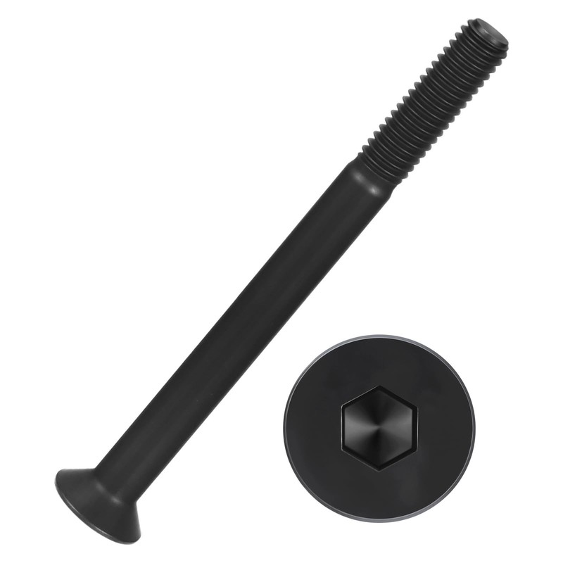 10Pcs Flat Head Socket Cap Screws – [M6-1 x 70], Carbon Steel Countersunk Bol…