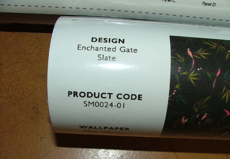 Sara Miller Wallpaper Enchanted Gate Mural Slate RRP £171.00 - SOLD BY THE ROLL gallery