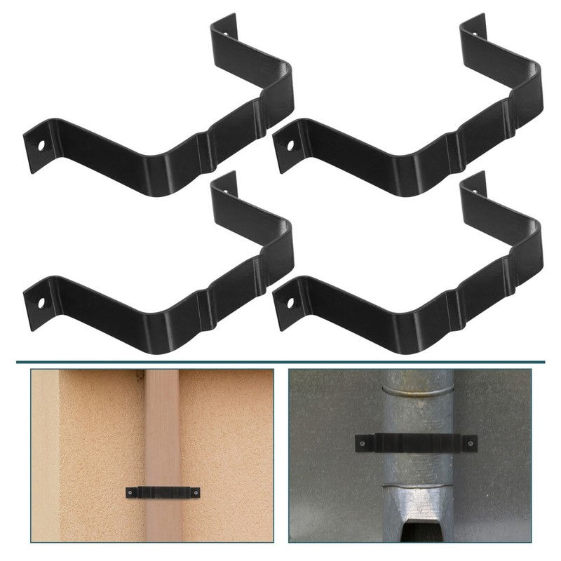 Gutter Downspout Drop Outlet Drain Pipe Adapter Aluminium Alloy Adaptor