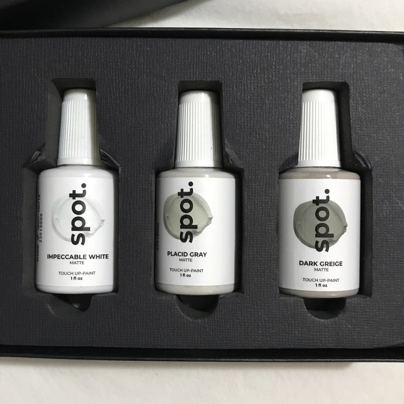 spot. Matte Finish Touch Up-Paint, Grey + White 3 Shades Pack (98% Full) gallery