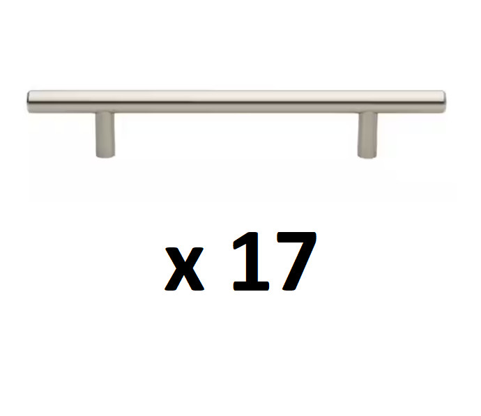 *17* GlideRite 5 in. Center-to-Center, 8 in. Long Stainless Steel Bar Pulls