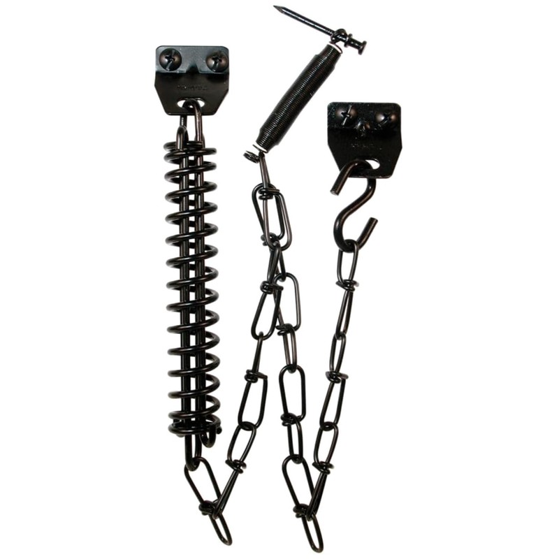 Storm Door Protector Chain – Black Finish