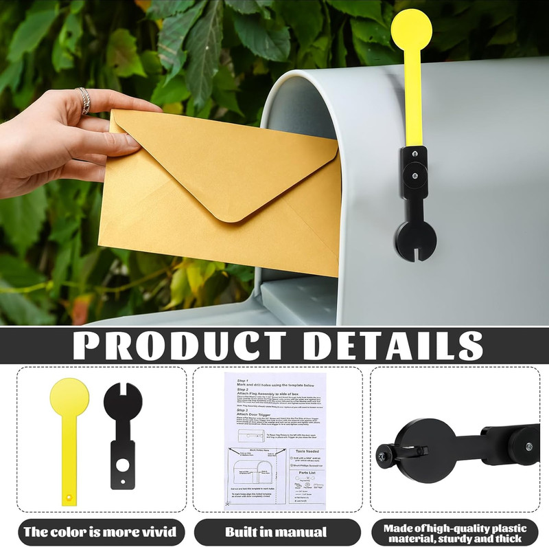 Mailbox Delivery Notification Alert Signal Flag Kits Mailboxes Accessories with gallery