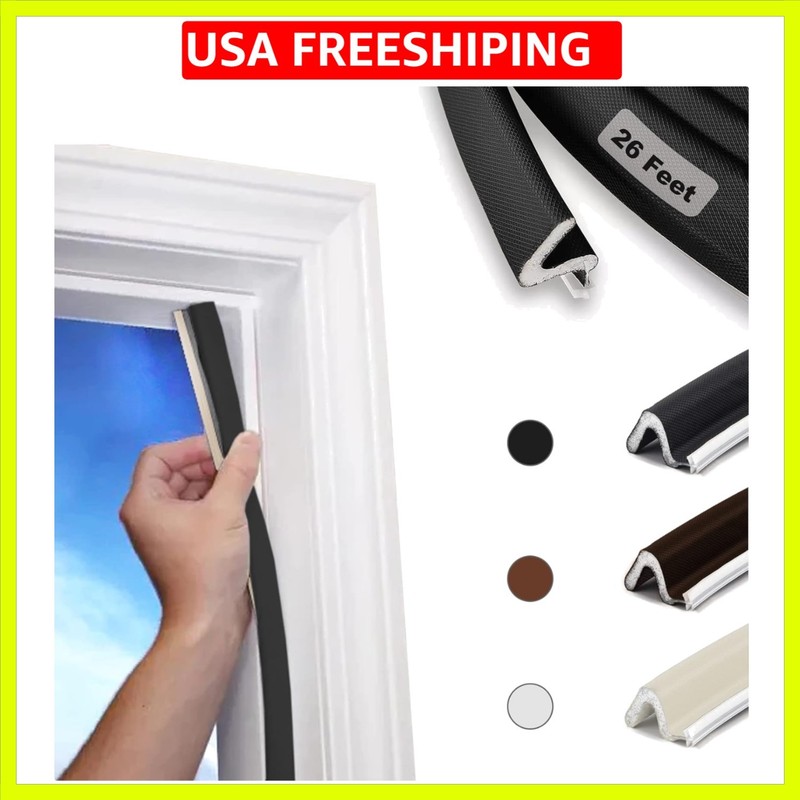 Door Frame Kerf Non-Adhesive Weather Stripping Seal Strip PU Foam, PE Cover, …