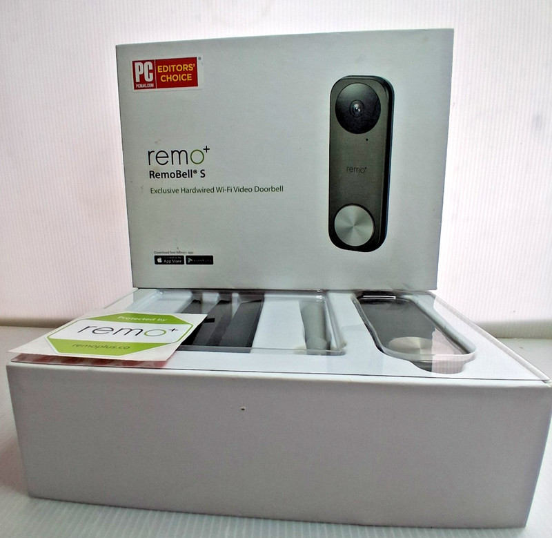 Remo+ RemoBell S Hardwired Wi-Fi Video Doorbell Camera for parts