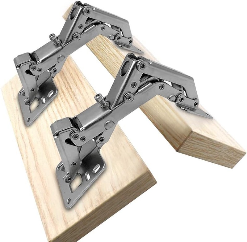170/175° Adjustable Hidden Hydraulic Hinges - Soft Close Stainless Steel 1 Pair gallery