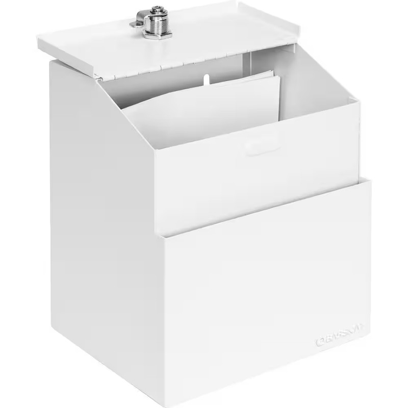Suggestion and Ballot Drop Box with Paper Holder and Key Lock gallery