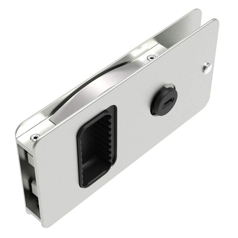 MF-01-110-60 Flush Entry Door Latch, Key Locking, Standard Design, Fits 12.7 (.5