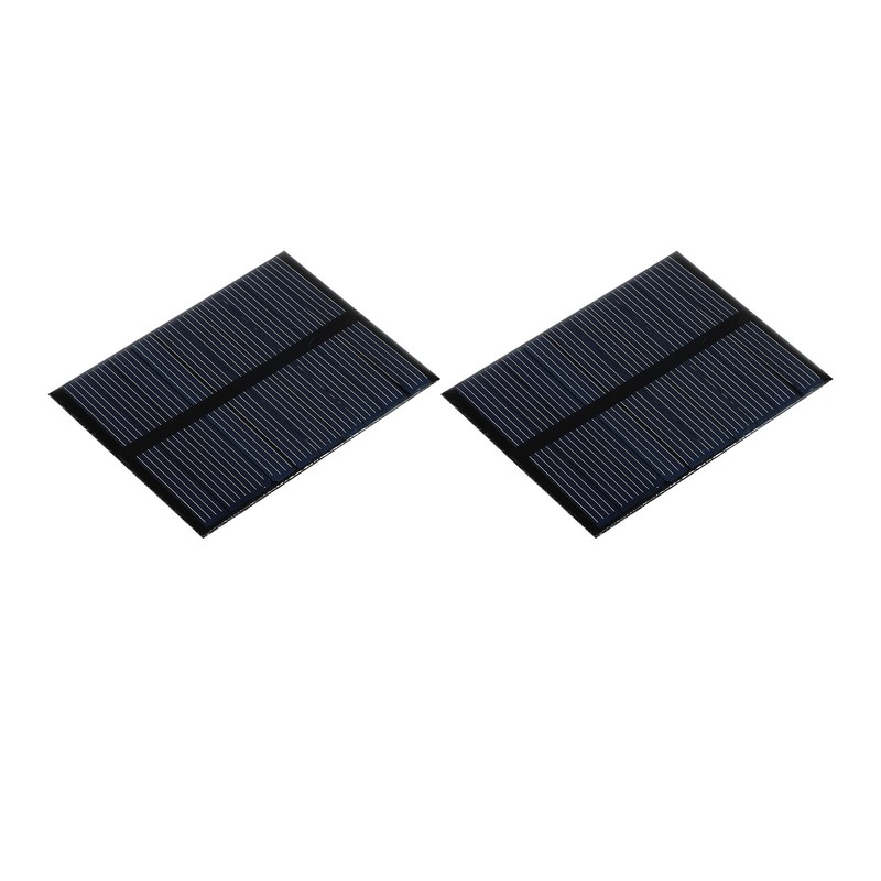 Mini Solar Cell Panel 5V 90mA 0.495W 70mm x 55mm 2pcs