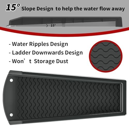 2 Pack 24" Downspout Splash Block Extensions, Gutter Drainage System, 4 Fixing N gallery