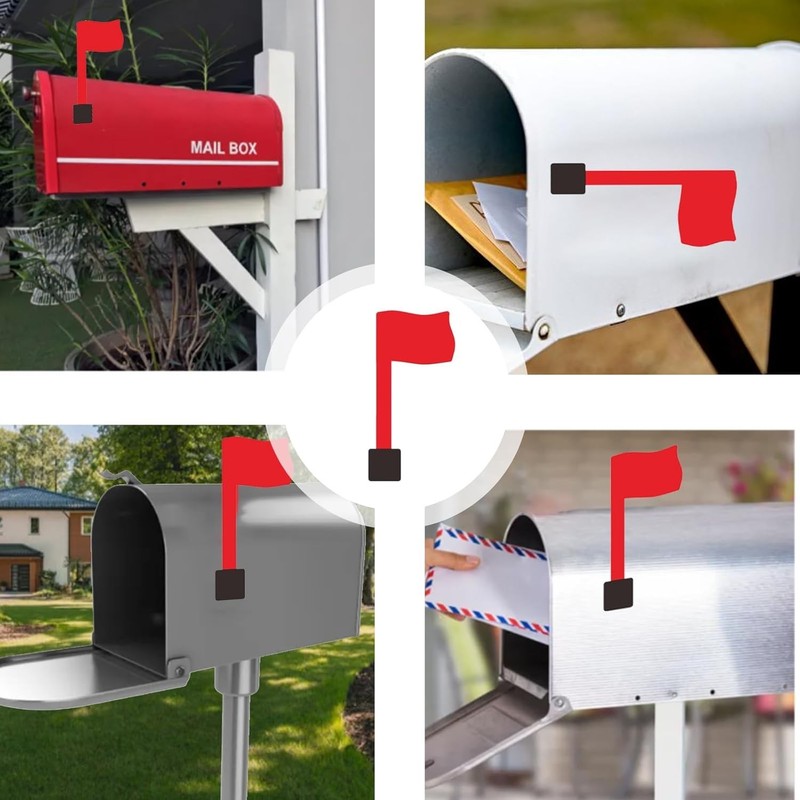 Mailbox Replacement Flag Kit Red Flag for Mailbox Universal Replacement with ... gallery