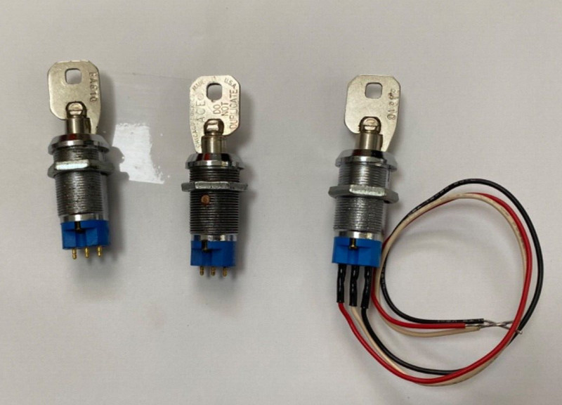 Chicago ACE On-Off Key Switch With/Keys Removable