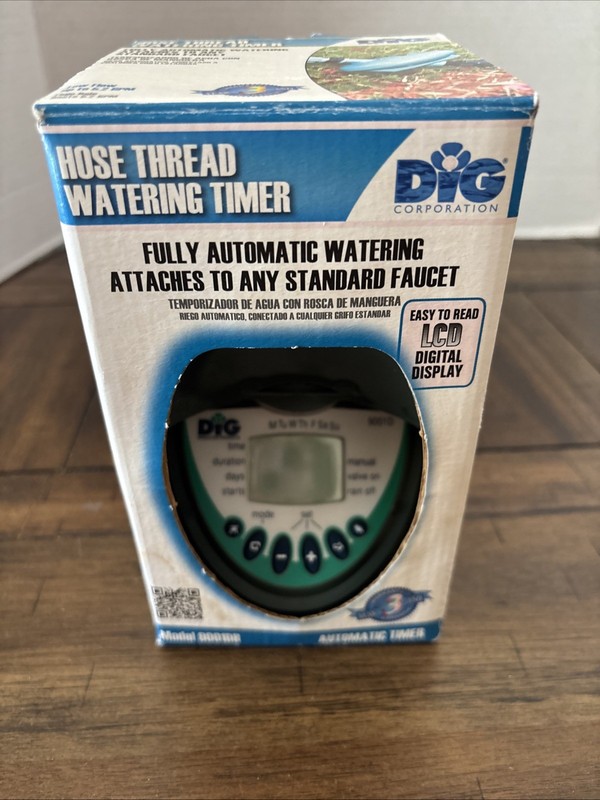 Dig 9001DB Automatic Timer Hose Thread Watering Timer Lcd Display ￼