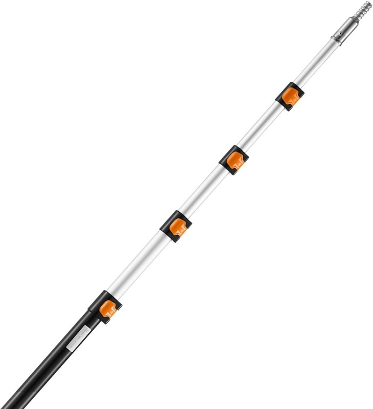 7-30 Ft Telescoping Extension Pole, Heavy Duty Aluminum Pole with Flip Lock gallery