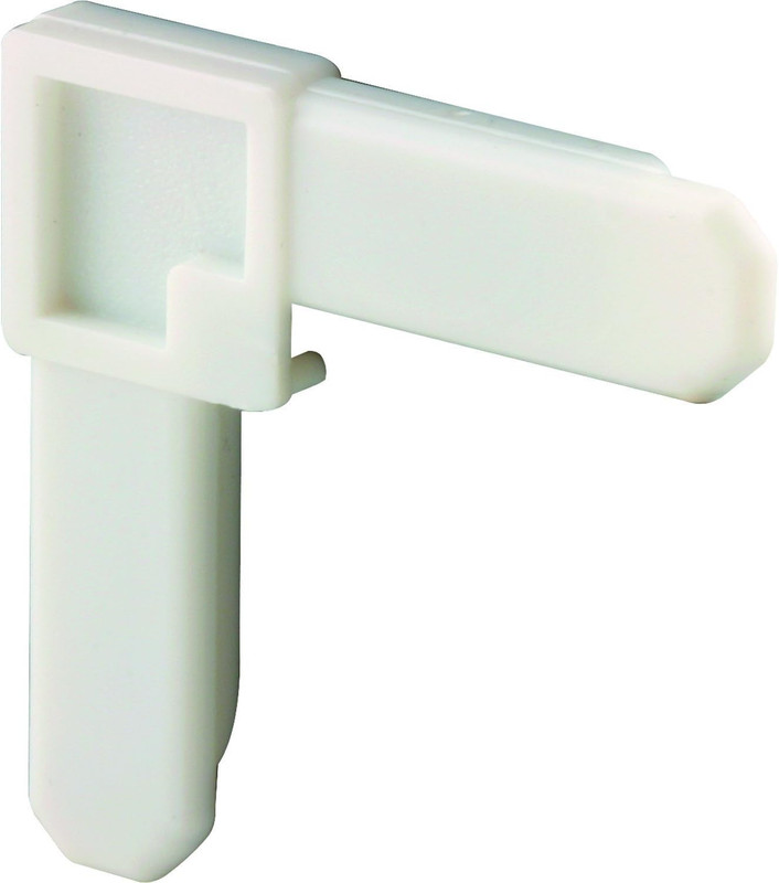 Prime-Line MP7729 Screen Frame Corner, 5/16 In. X 3/4 In., White Plastic (100 Pa