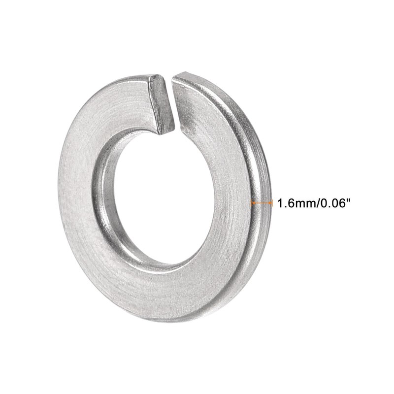 Split Lock Washer, 1/4-Inch 304 Stainless Steel Spring Lock Washer 30pcs gallery