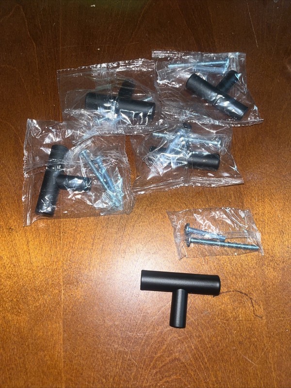 4 Pack Of Small T Shape Cabinet Handles