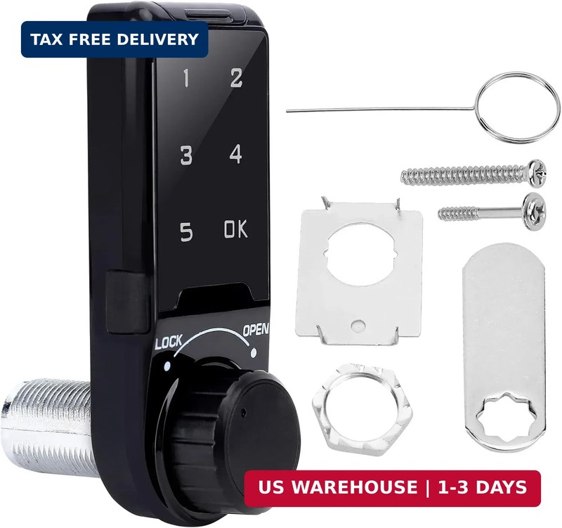 Electronic Cabinet Deadbolt Lock, Code Security Lock, Drawer Locks, Digital Lock