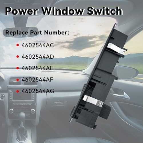 Power Window Switch Door Lock Switch Passenger Side Compatible with Dodge gallery