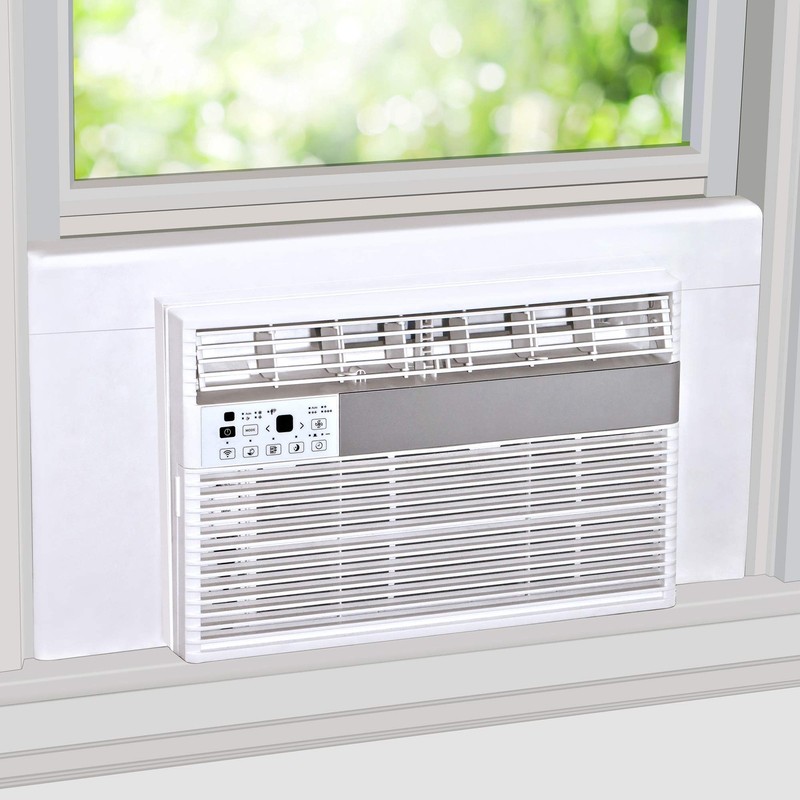 Breeze Stop Surround Insulation Side Panels Fits up to 36" Wide Window, White