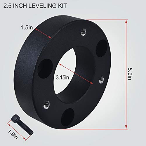 Front Leveling Kit for 3", 3in Front Strut Spacers Compatible 3" Front F150 gallery