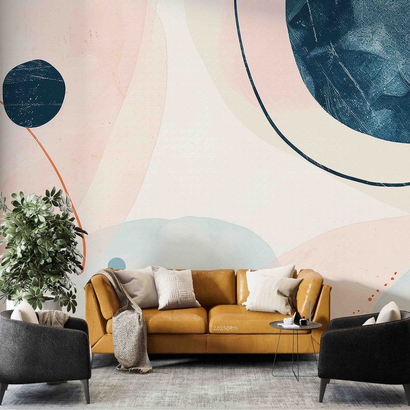 3D Abstract Art Geometry Self-adhesive Removeable Wallpaper Wall Mural