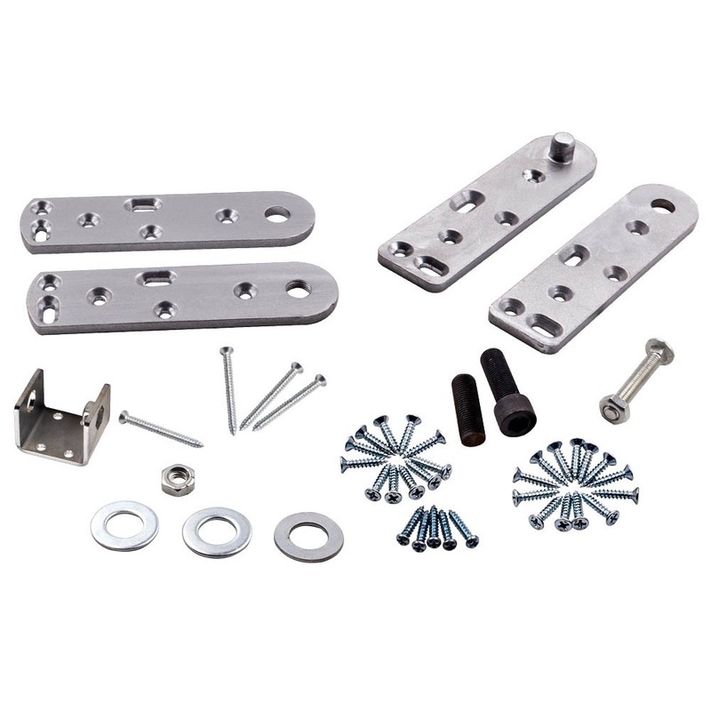 DIY Heavy Duty Pivot Hinge Kit 360 Degree for Hidden Bookcase Door / Secret Door