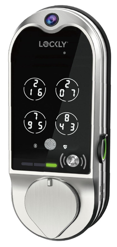 Lockly Vision SN Deadbolt Smart Lock Video Doorbell, Fingerprint, Keypad, 2-Way gallery