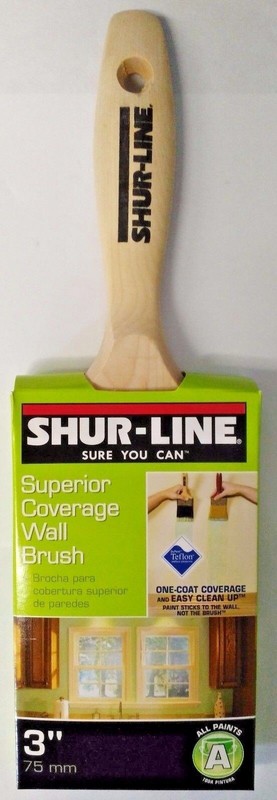 Shur-Line Premium 3″ Wood Handle Paint Brush 55537