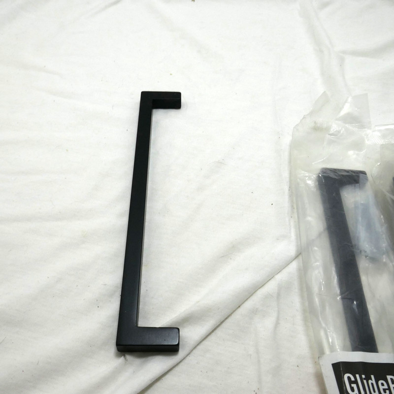 NEW Glide-Rite CC Square Cabinet Pulls MATTE BLACK