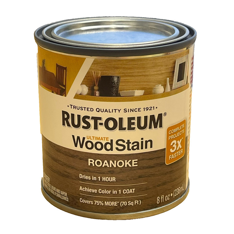 Rust-Oleum Ultimate Wood Stain Roanoke 8oz Oil-Based 1-Hour Dry 1-Coat Coverage