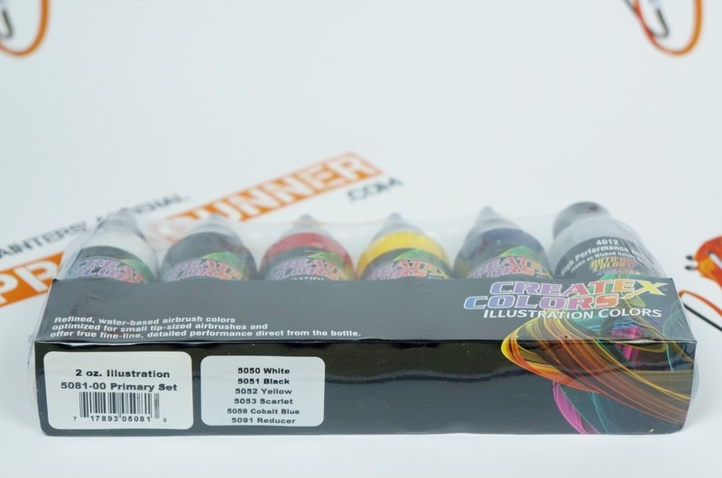 Createx Illustration Colors Primary Set 2oz. gallery