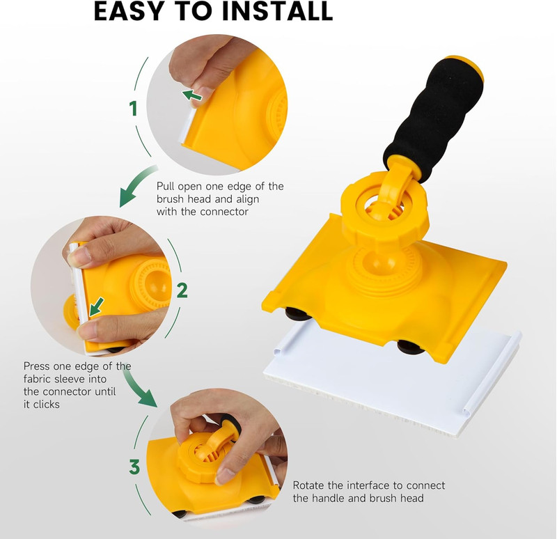 Paint Edger 360° Rotation Handle Paint Edger Trimmer Corner Walls & Ceilings gallery