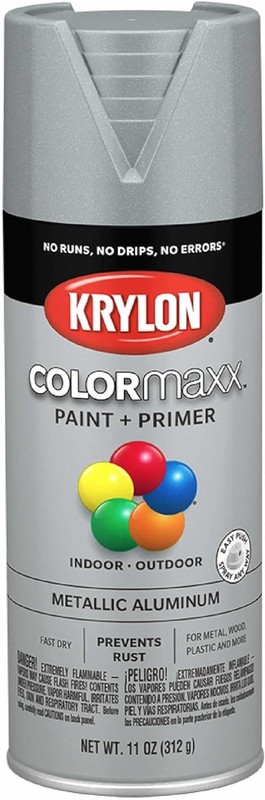 Rust Resistant Metallic Spray Paint and Primer for Indoor Outdoor Projects gallery